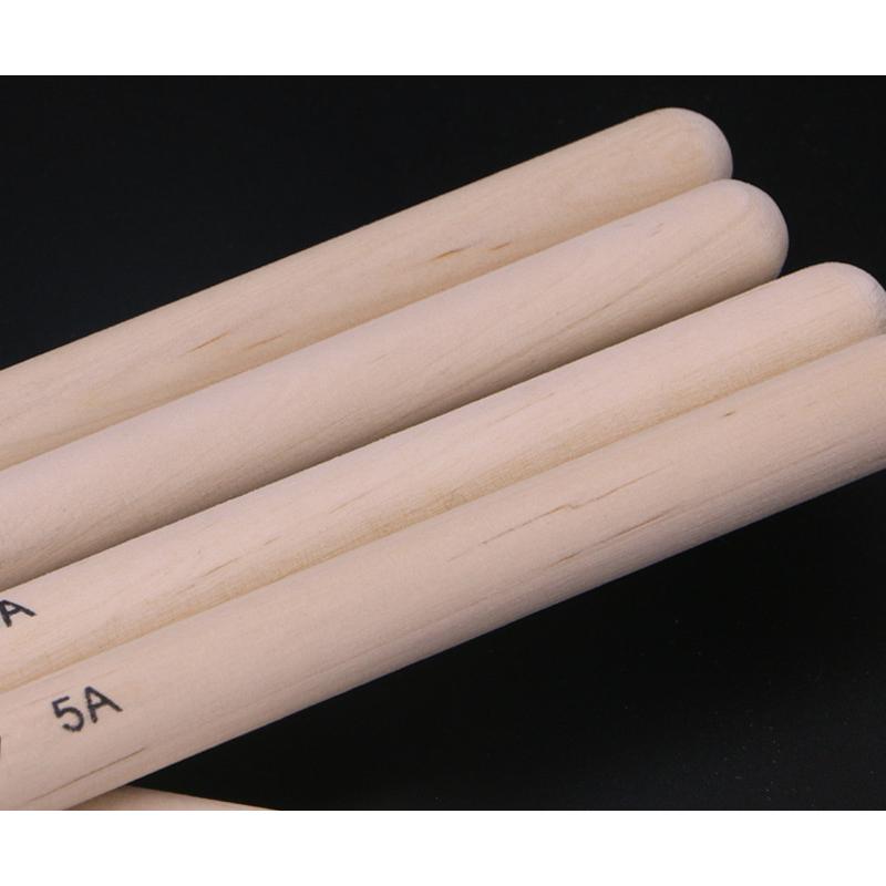 ドラムスティック 1ペア 2本組 5A 7A 木製 シンプル 定番