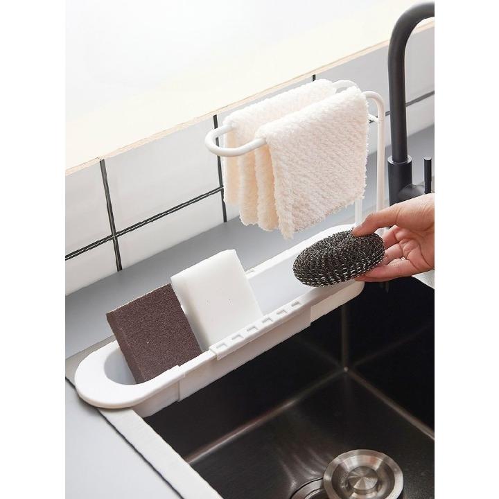 plusnao（プラスナオ） スポンジラック 洗剤ラック 布巾ホルダー