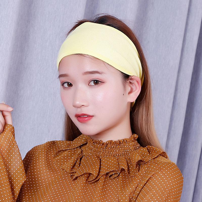大人気商品 ヘアバンド レディース 2個セット 洗顔 洗面用 シンプル 無地 パイル生地 バス用品 日用雑貨 まとめ髪 マジックテープ 幅広 ワイド ヘア小物 Wantannas Go Id