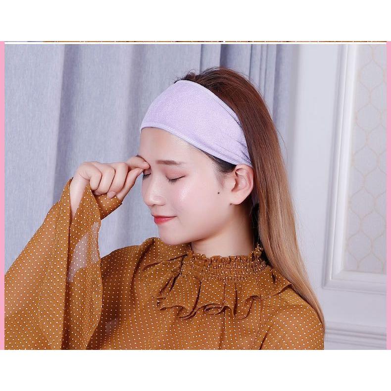 大人気商品 ヘアバンド レディース 2個セット 洗顔 洗面用 シンプル 無地 パイル生地 バス用品 日用雑貨 まとめ髪 マジックテープ 幅広 ワイド ヘア小物 Wantannas Go Id
