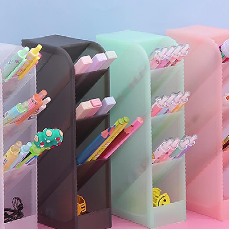 plusnao（プラスナオ） ペン立て ペンスタンド 鉛筆立て 斜め入れ 縦