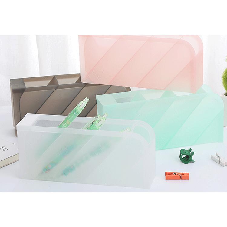 plusnao（プラスナオ） ペン立て ペンスタンド 鉛筆立て 斜め入れ 縦