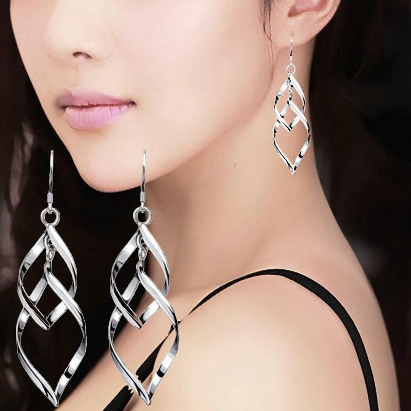 ピアス レディース シルバー925 アクセサリー フックピアス 2連 大きい ロング シルバーカラー 揺れる 女性 おしゃれ かっこいい お出かけ シ Zak プラスナオyahoo 店 通販 Yahoo ショッピング