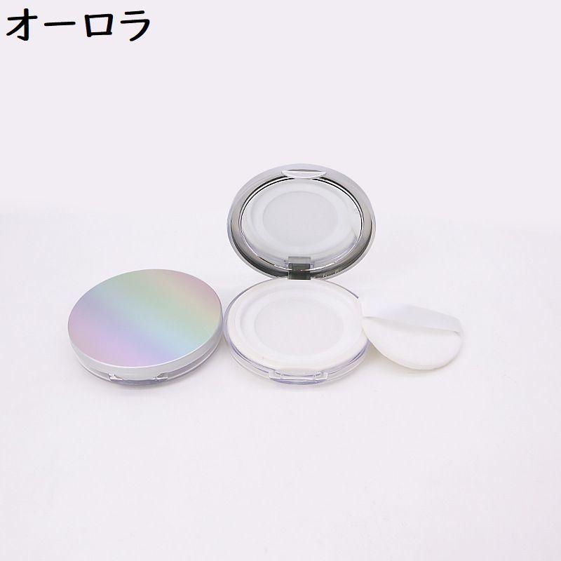 パウダーケース ミラー付き パフ付き メイク道具 ケアグッズ