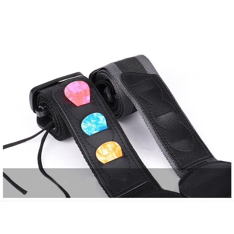 エレキギター　アイバニー　ブラック　スタンド、ショルダーストラップ付 ギターストラップ ギターベルト ギター用 ショルダーストラップ 肩紐