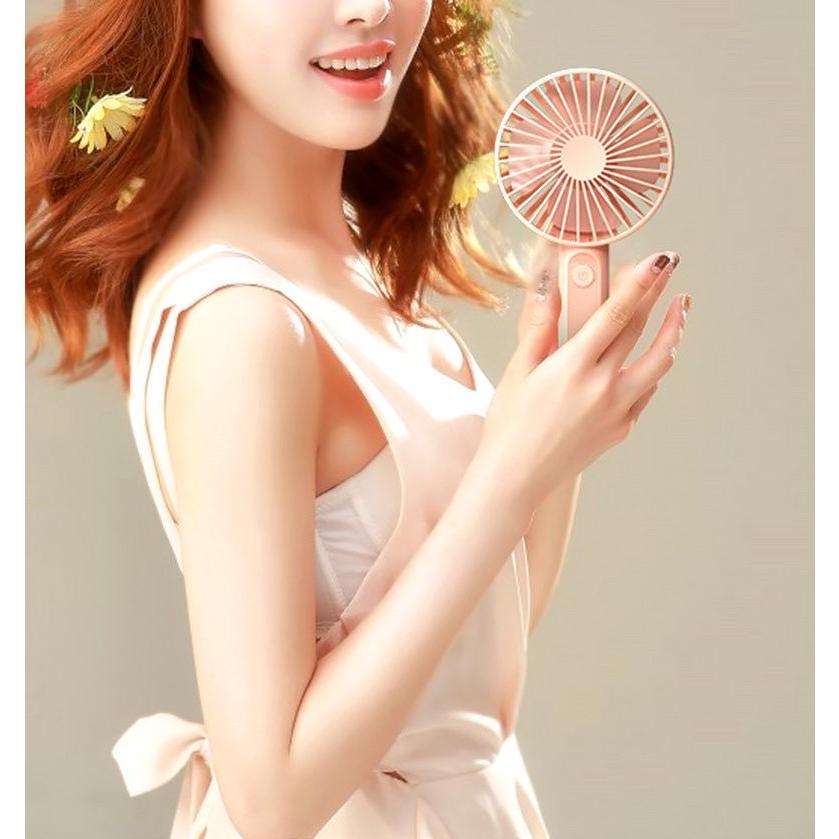 ポータブル ハンディ扇風機 ハンディファン 携帯扇風機 USB充電 卓上
