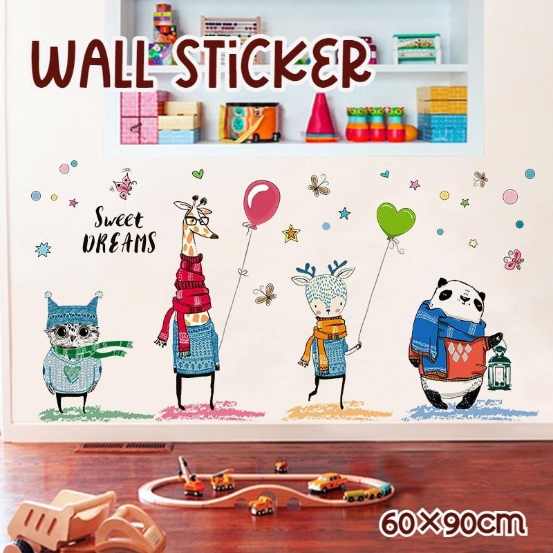 ウォールステッカー 壁ステッカー ウォールシール 壁シール 壁面装飾 室内装飾 ナチュラル 北欧風 アニマル 動物 イラスト 冬 英字 蝶 キリン パ Zak プラスナオyahoo 店 通販 Yahoo ショッピング