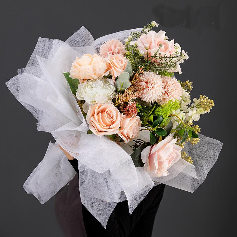 ラッピングペーパー 38枚セット 50x50cm 包装紙 花束 プレゼント 