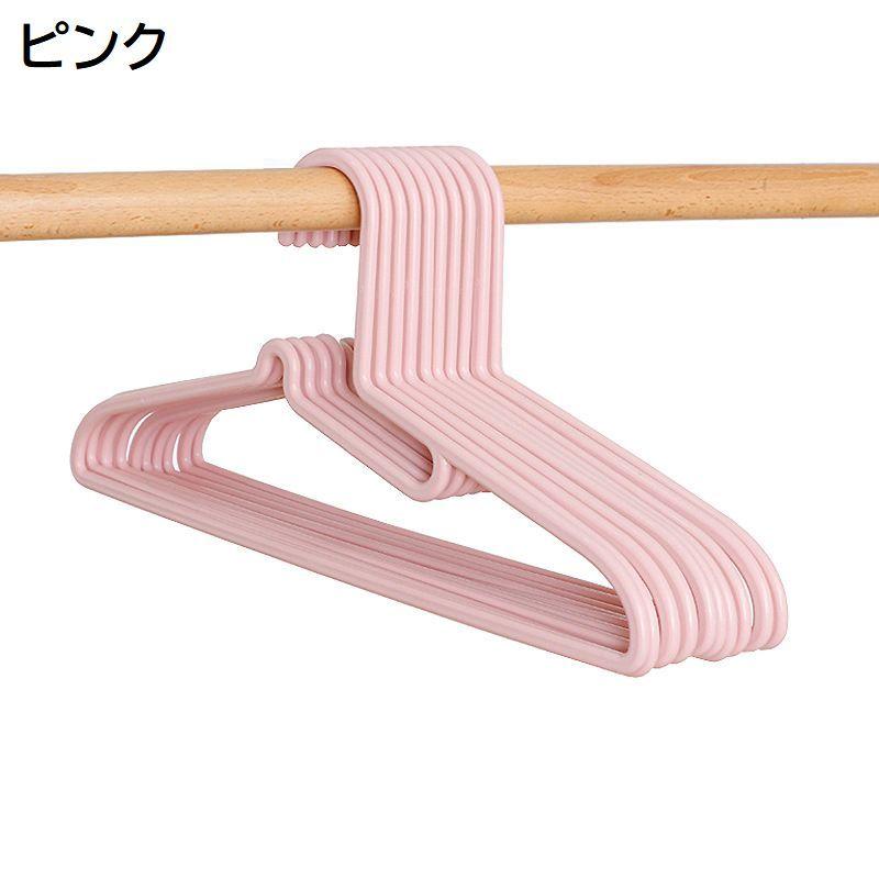 plusnao（プラスナオ） ハンガー 10本セット 型崩れ防止 襟が伸びない