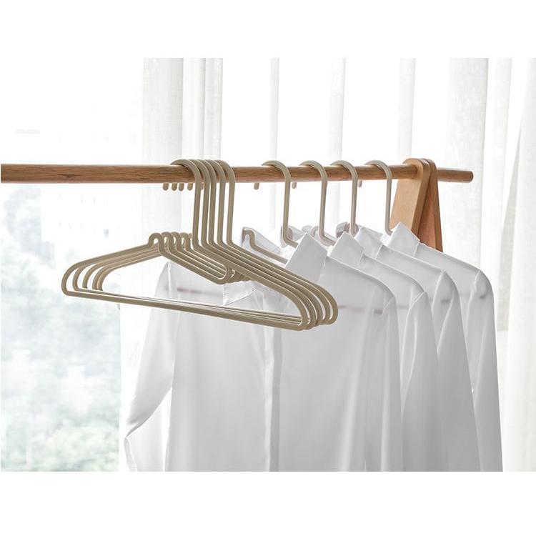 plusnao（プラスナオ） ハンガー 10本セット 型崩れ防止 襟が伸びない