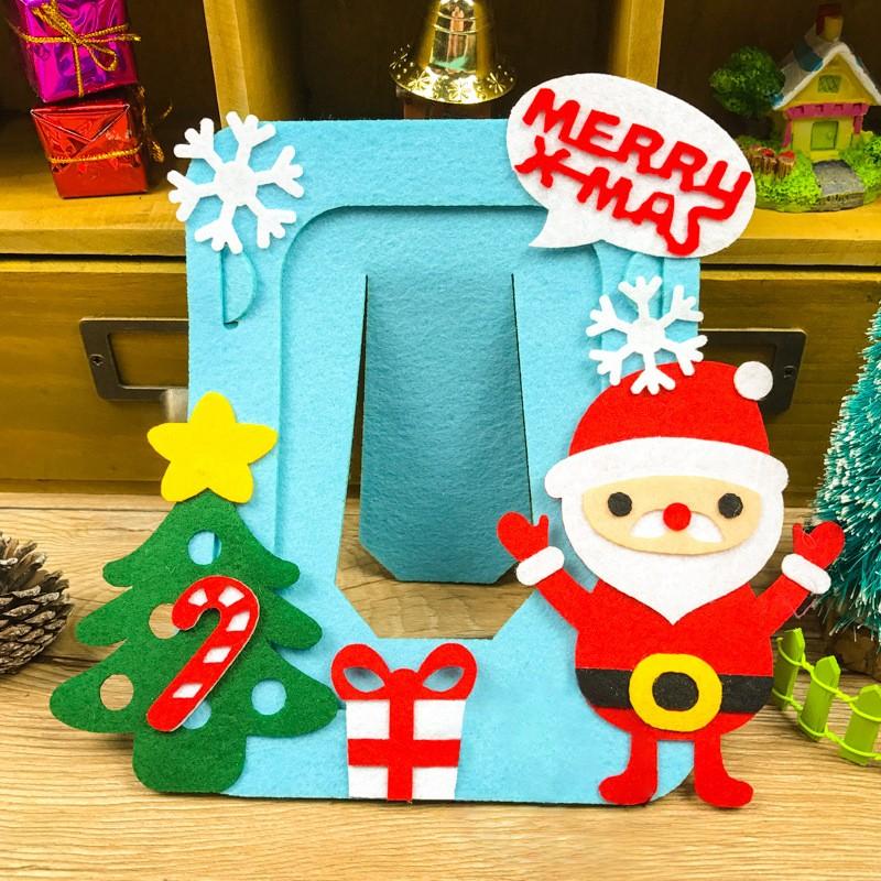 フォトフレーム 写真立て 手作り 小物 製作小物 立て掛け キット 製作キット クリスマス 冬 サンタ トナカイ 熊 鹿 クリスマスツリー フェルト Zak プラスナオyahoo 店 通販 Yahoo ショッピング