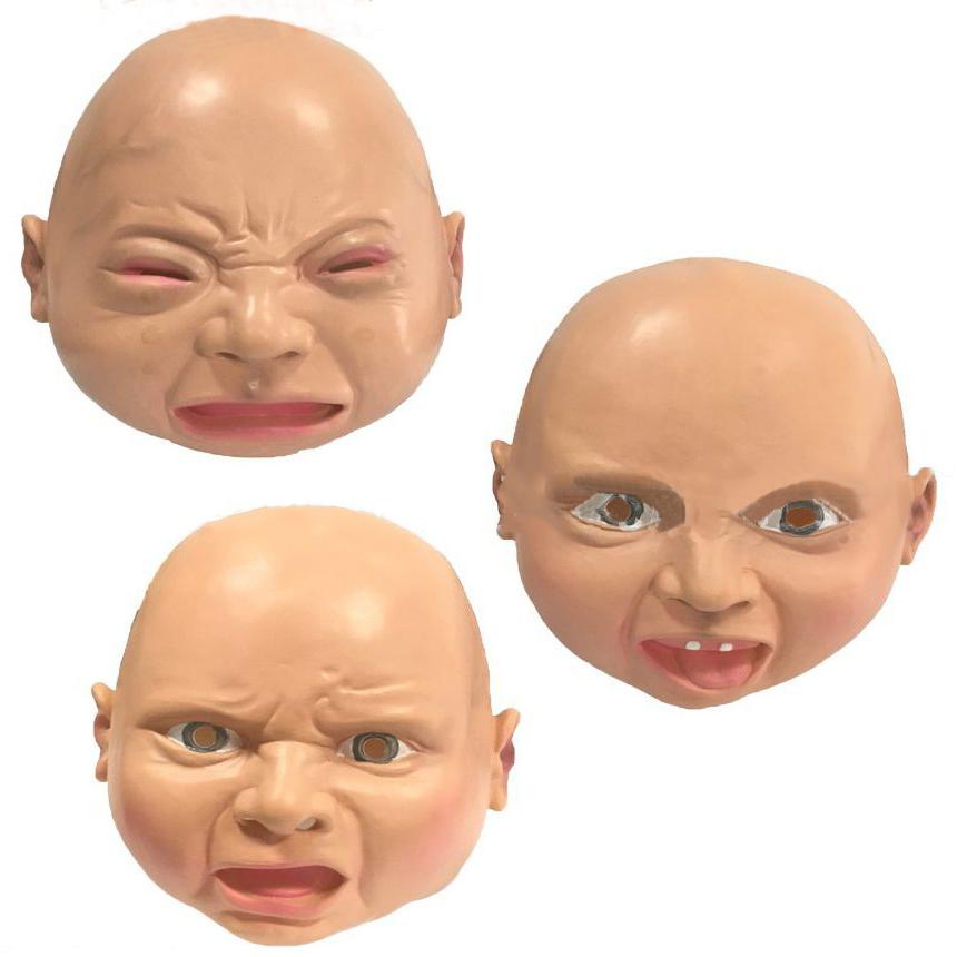 赤ちゃんマスク ラバーマスク なりきりマスク ベビーフェイスマスク ものまねマスク ハロウィン コスプレ 仮装 お祭り 休み イベント お笑 おもしろグッズ