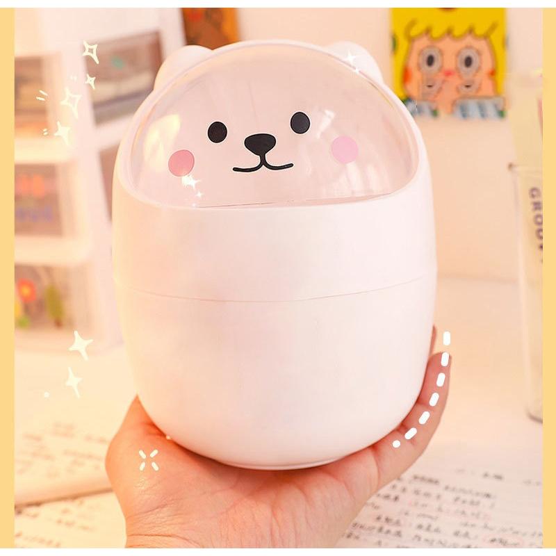 卓上ゴミ箱 ごみ箱 ダストボックス 蓋つき フタ付き コンパクト 小型