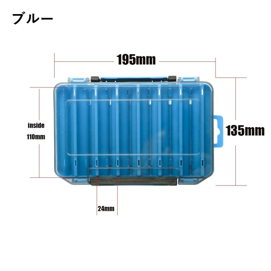 plusnao（プラスナオ） ルアーケース フライケース 14マス 両面収納