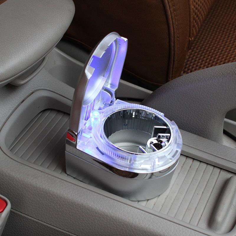 灰皿 車用灰皿 ふた付 LEDライト付き 携帯灰皿 卓上 野外 灰皿 車用灰皿 ふた付 LEDライト付き 携帯灰皿 卓上 野外