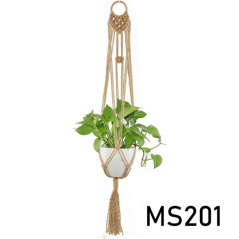 品質一番の プラントハンガー ハンギングプランター 植物ハンガーネット 吊り下げ式 インテリア雑貨 ガーデニング用品 縄 ロープ マクラメ編み おしゃれ ナチュラ900円 Aynaelda Com