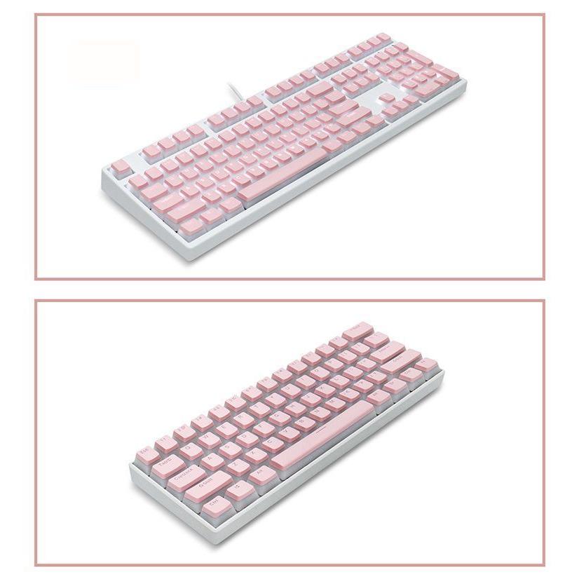 Wooting60 キーボード（JIS配列）｜マキマ花柄キーキャップ キーキャップ 英字配列 かな無し プリン 108キー CherryMX対応