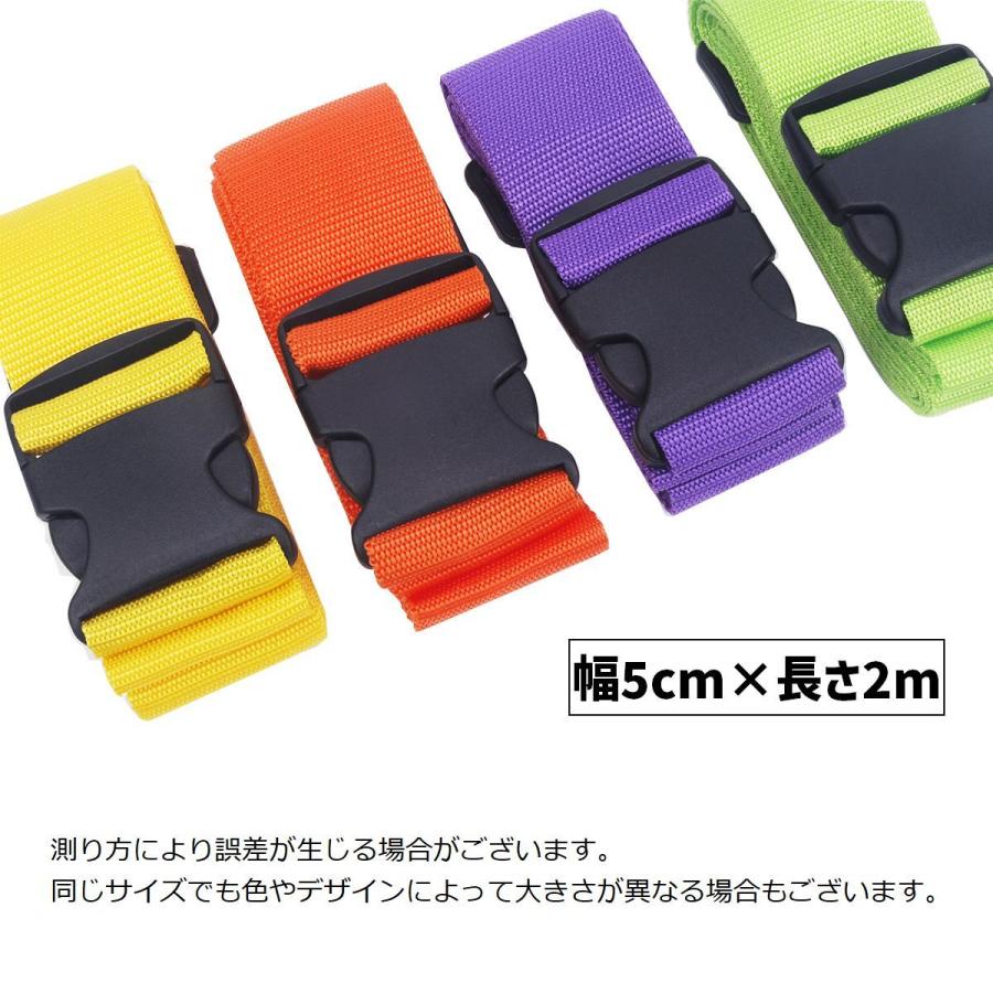 plusnao（プラスナオ） スーツケースベルト 単品 1本 長さ2m 幅5cm