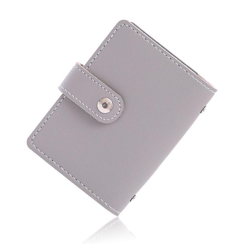 クレジットカードケース カード入れ カードホルダー 26枚収納 RFID スキミング防止 手帳型 レディース メンズ レザー調 無地 シンプル カード | plusnao | 20