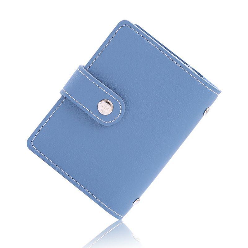 クレジットカードケース カード入れ カードホルダー 26枚収納 RFID スキミング防止 手帳型 レディース メンズ レザー調 無地 シンプル カード | plusnao | 22