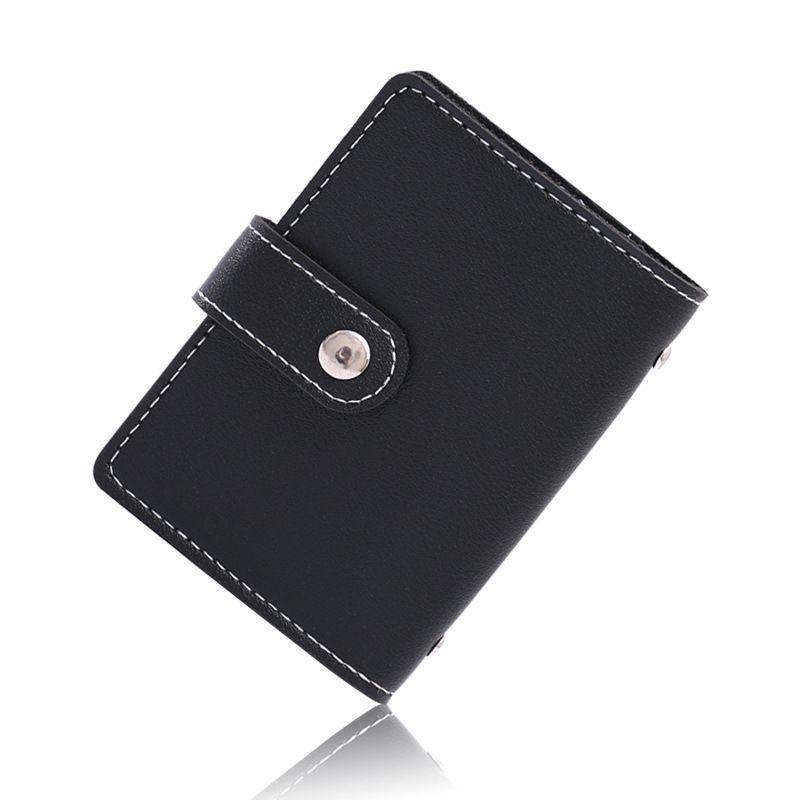 クレジットカードケース カード入れ カードホルダー 26枚収納 RFID スキミング防止 手帳型 レディース メンズ レザー調 無地 シンプル カード | plusnao | 19