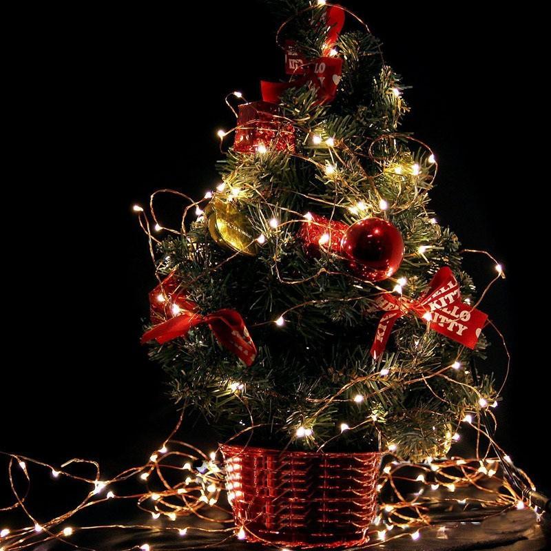 ワイヤークリスマスツリー LEDライト付電飾付き イルミネーション 屋外兼用 イルミネーションライト LEDライト 電飾 ロープライト ワイヤーライト