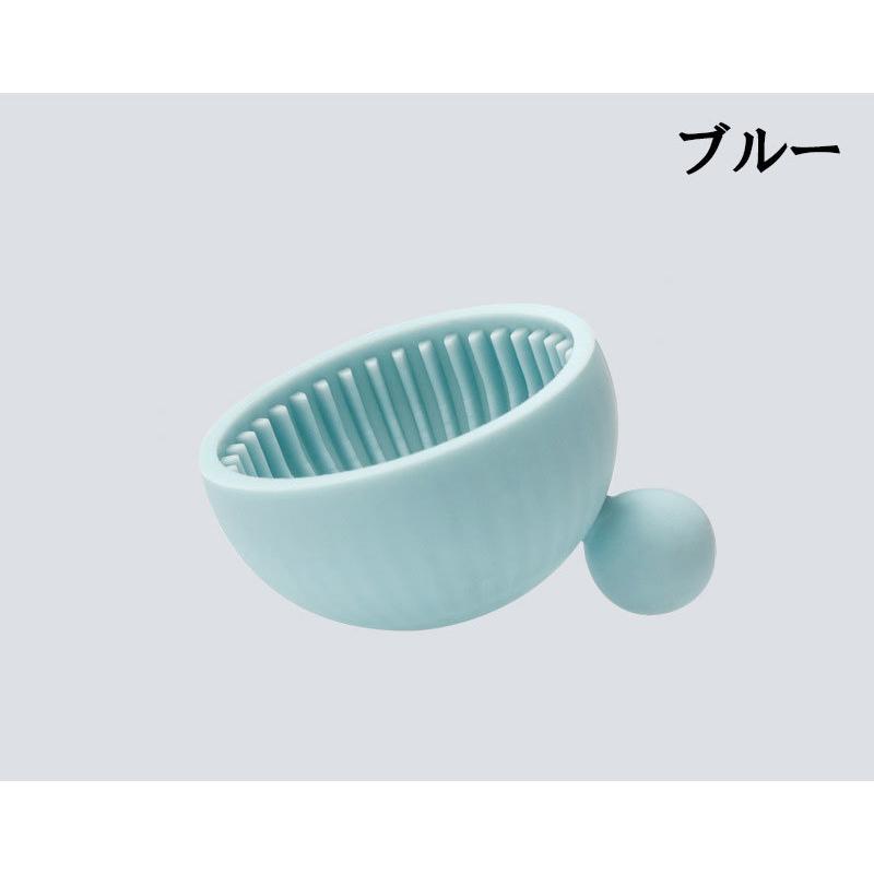便利なメイクブラシクリーナー ボウル - シリコン ブラシ クリーニング メイクブラシクリーナー 洗浄ボウル シリコン 柔らかい 小さめ
