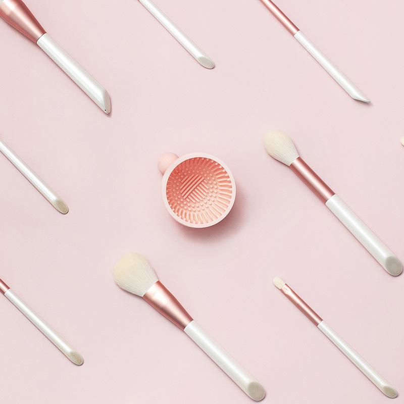 メイクブラシクリーナー 洗浄ボウル シリコン 柔らかい 小さめ