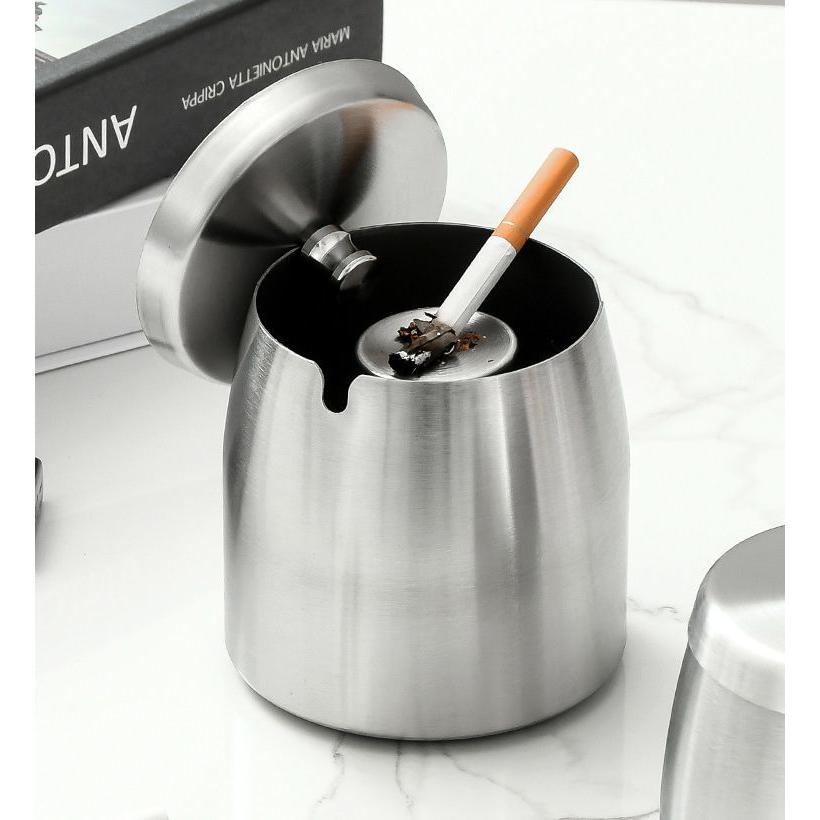灰皿 蓋つき アッシュトレイ 金属製 電子タバコ 煙草 火消し台付 灰皿 蓋つき アッシュトレイ 金属製 電子タバコ 煙草 火消し台付