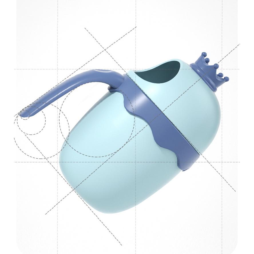 plusnao シャワーカップ 散水カップ 湯桶 手おけ 持ち手付き