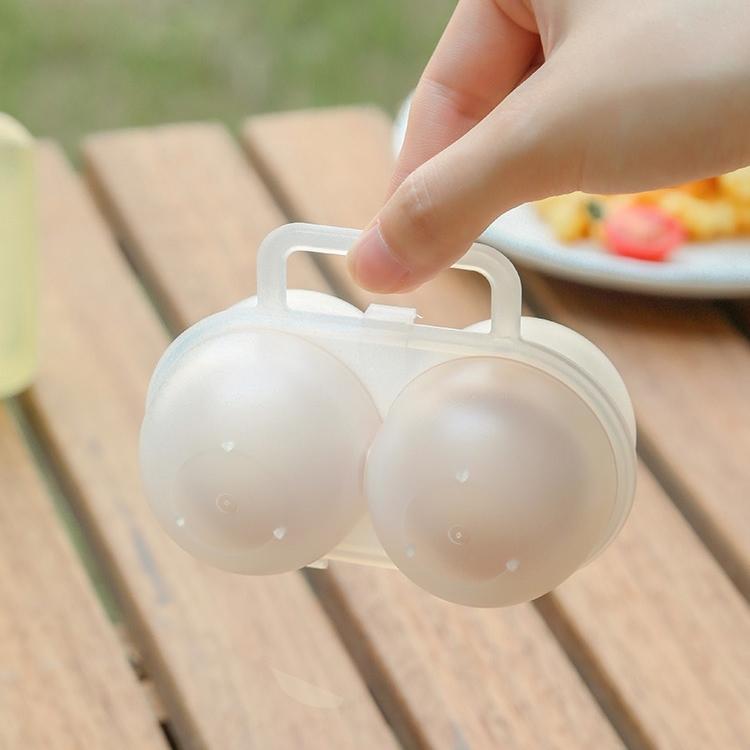 卵保存容器 卵ケース 持ち運び 携帯 2個用 エッグホルダー 卵容器