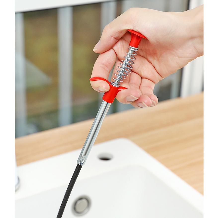 plusnao パイプクリーナー パイプブラシ 4本爪 ワイヤー 60cm