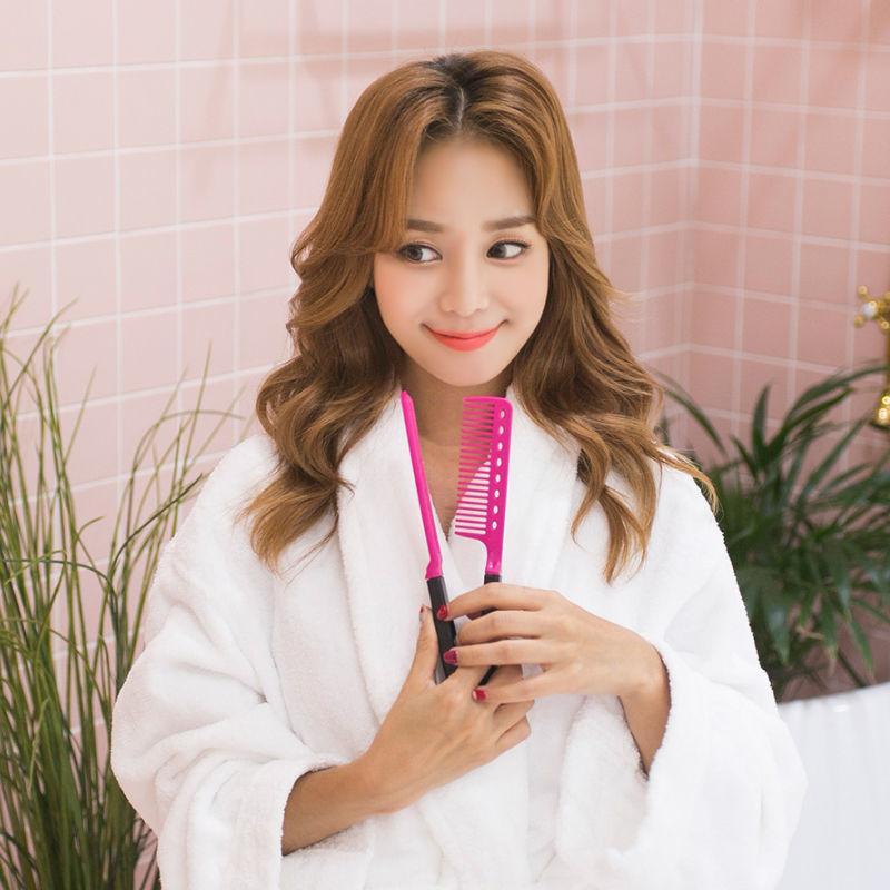 ストレートヘアコーム レディース ヘアケア用品 コーム ピンク ブルー
