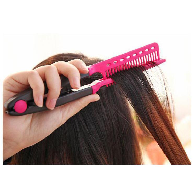 ストレートヘアコーム レディース ヘアケア用品 コーム ピンク ブルー