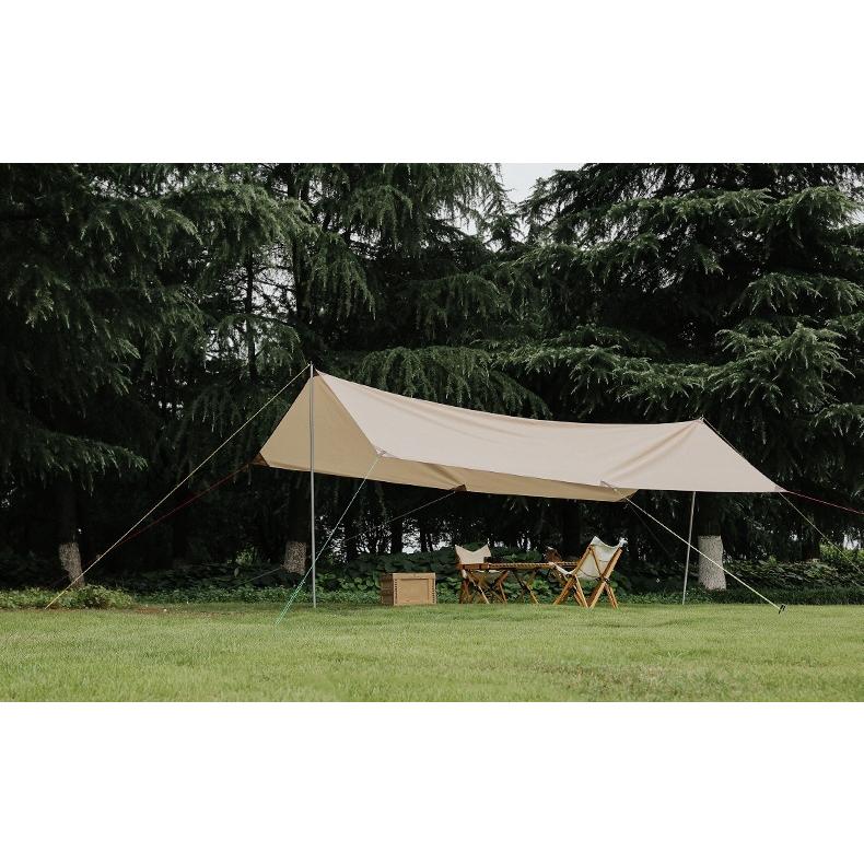 plusnao ガイロープ テントロープ 反射材入り 4本セット 長さ4m