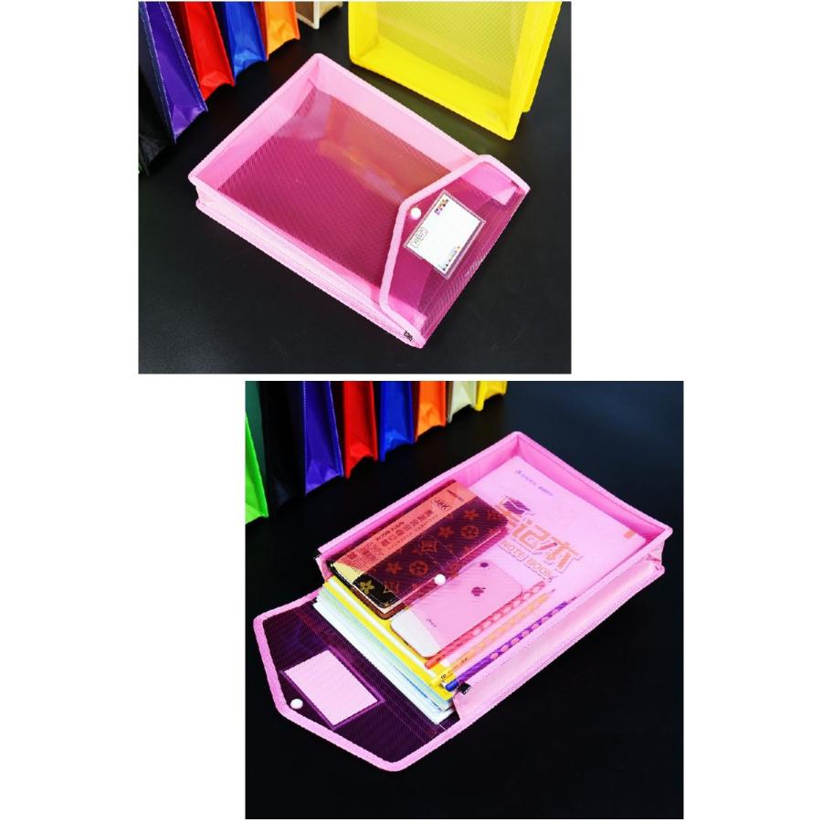 plusnao ファイルケース 書類ケース クリアケース A4 B5 横型 縦