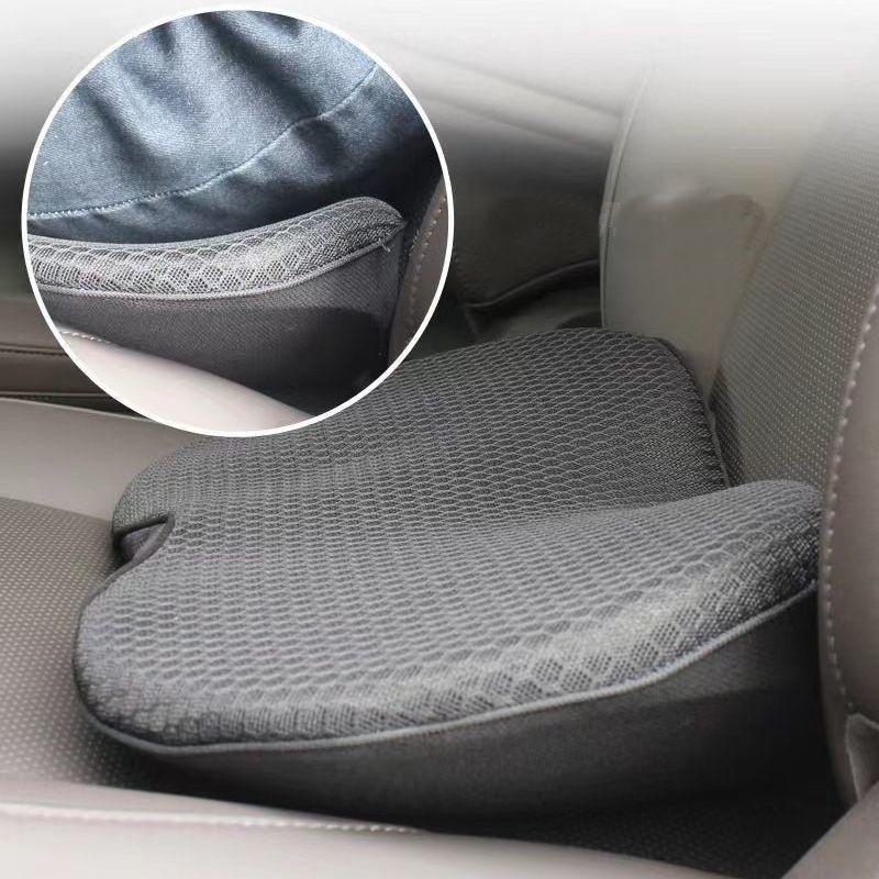 カーシートクッション 座面 背面 2WAY 立体 3D 腰用クッション