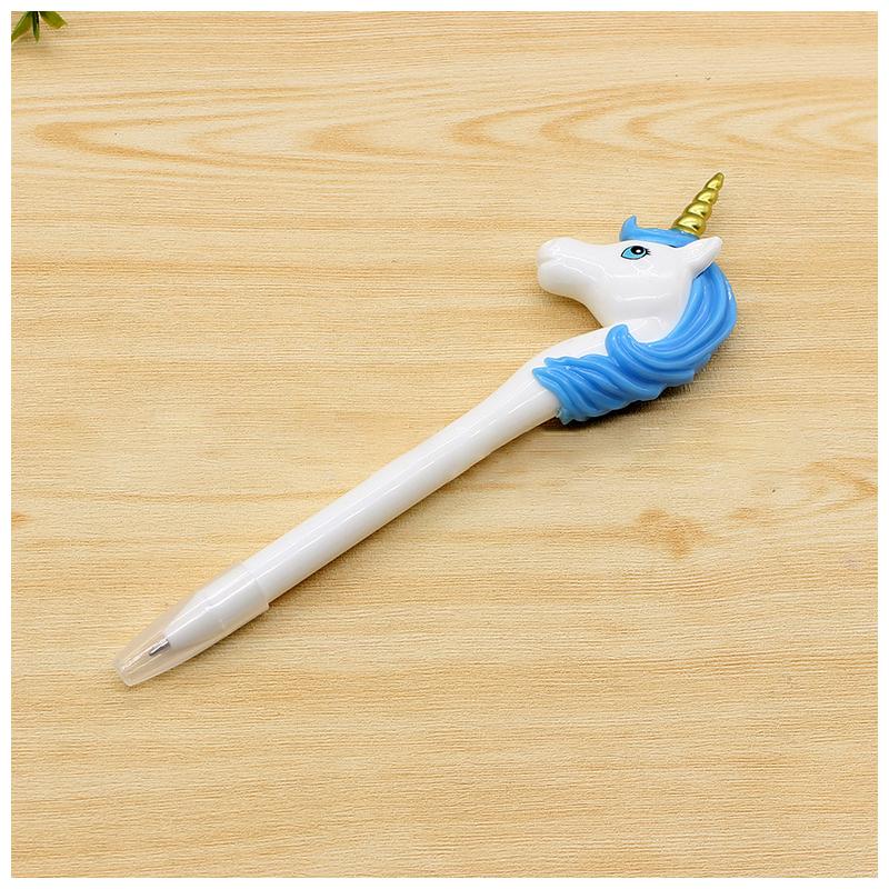 ボールペン 文具 筆記具 ユニコーン形 かわいい ユニーク キャップ付き