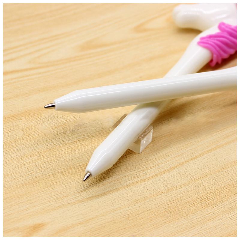 ボールペン 文具 筆記具 ユニコーン形 かわいい ユニーク キャップ付き