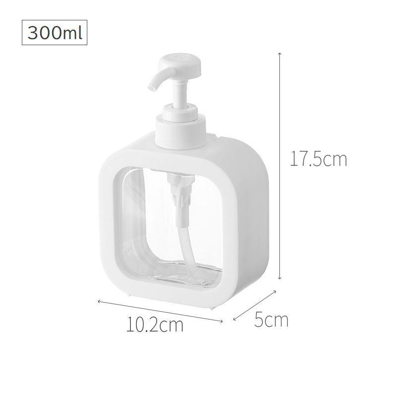 ソープディスペンサー ポンプボトル 300ml 500ml 液体用 洗剤入れ 空