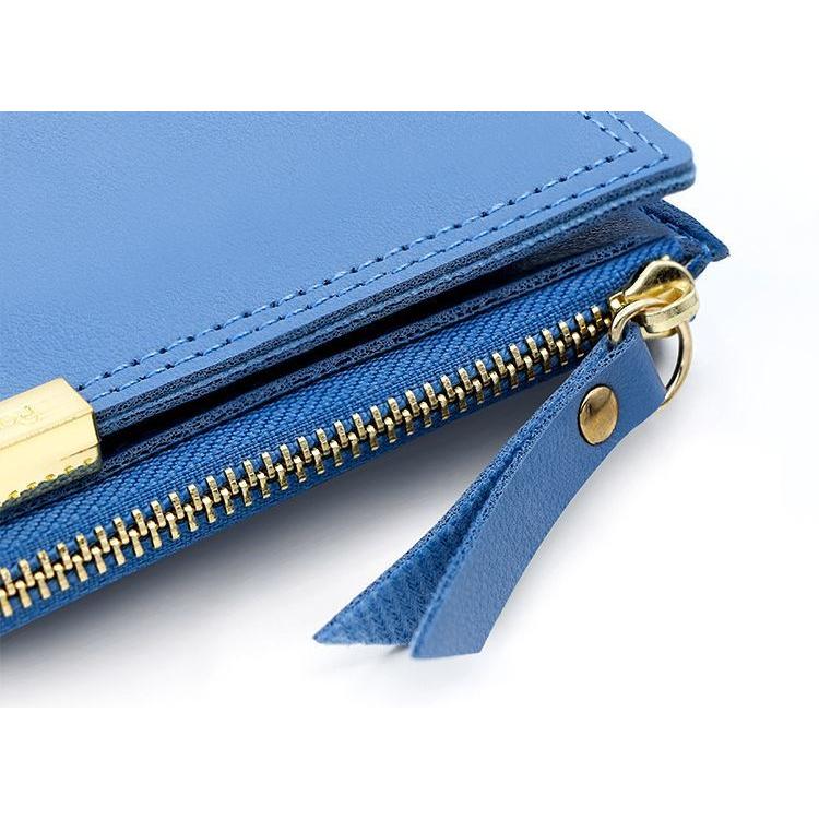 plusnao 長財布 ウォレット 二つ折り レディース レザー調 お