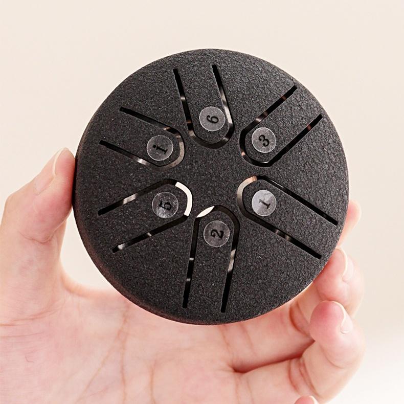 ミニタングドラム スリットドラム スティック付き 3インチ 6音