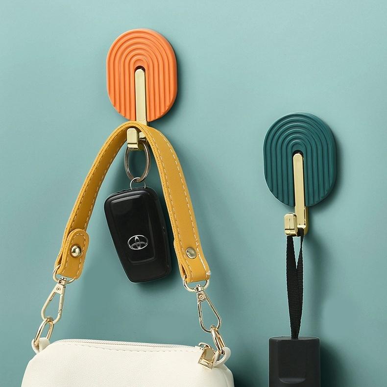 plusnao（プラスナオ） 粘着フック 2個セット ウォールフック 壁掛け