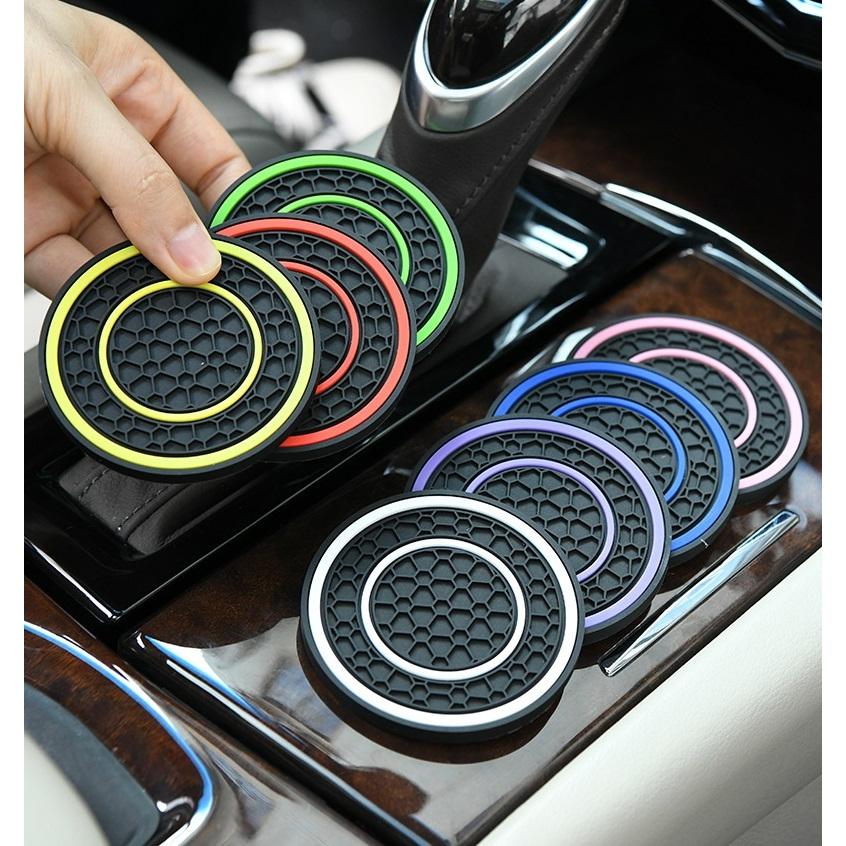 車用コースター カップホルダー コースター 2個セット デコレーション