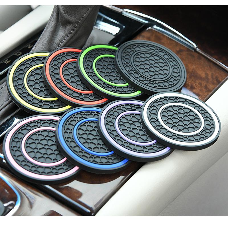 車用コースター カップホルダー コースター 2個セット デコレーション