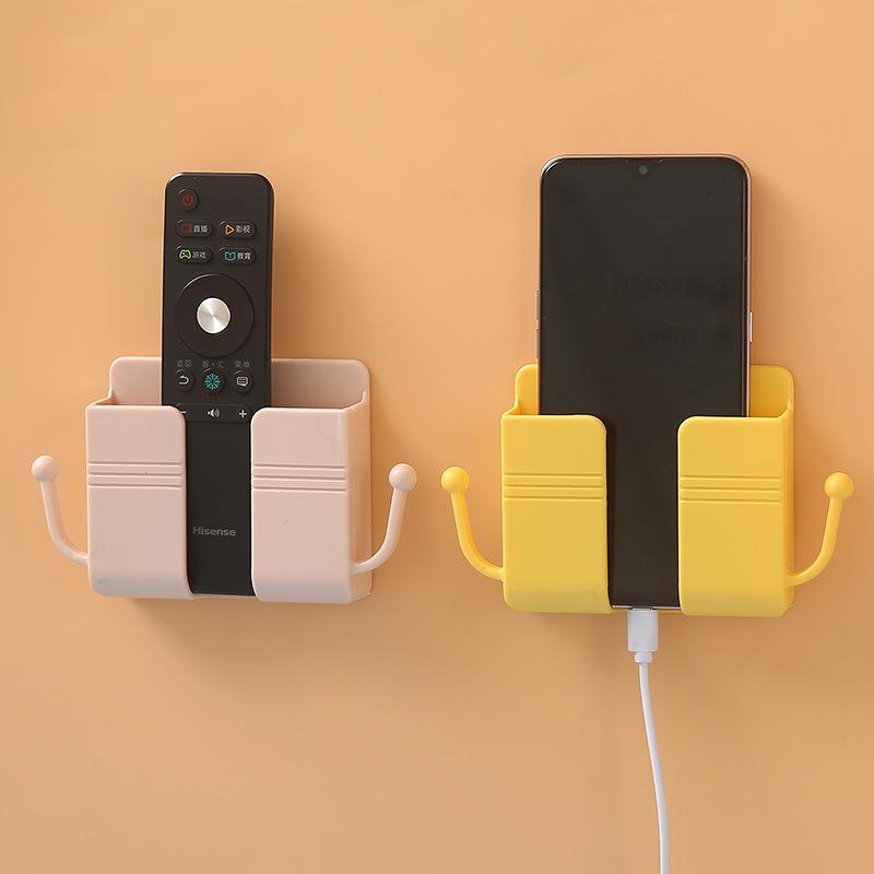 plusnao ウォールラック スマホ充電スタンド リモコンラック