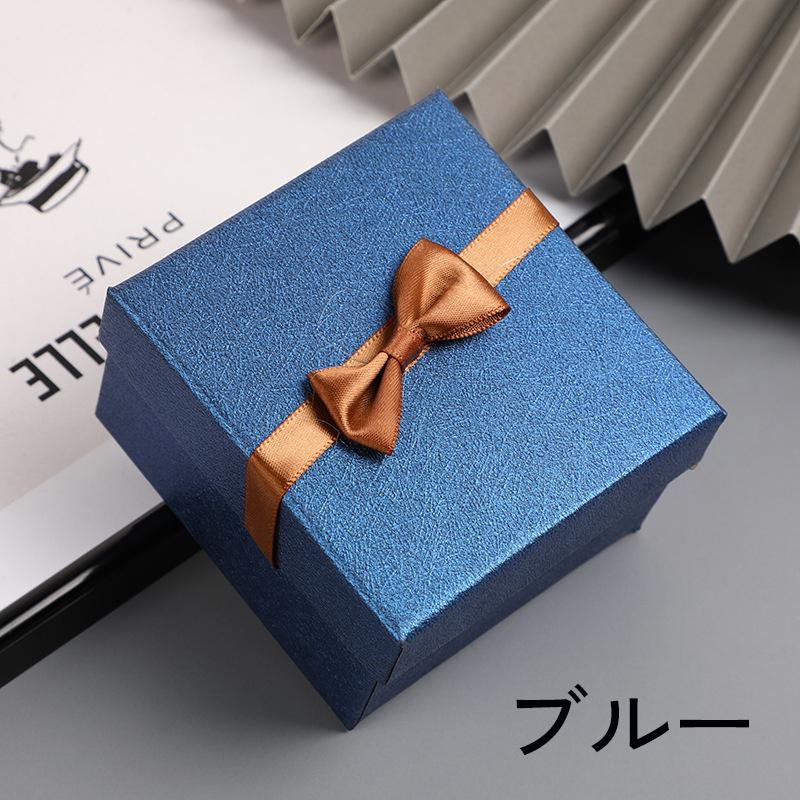 腕時計用 ギフトボックス プレゼントボックス 正方形 箱 ケース リボン 