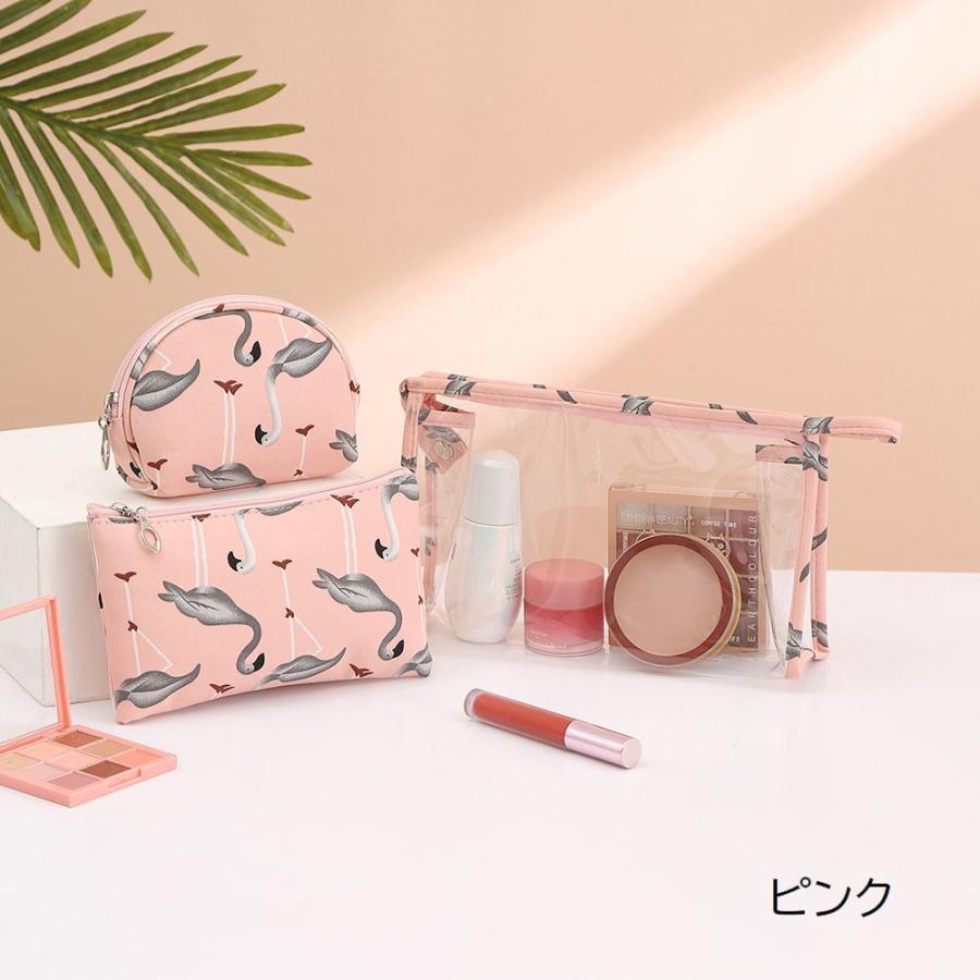 化粧ポーチ 3点セット メイクポーチ トラベルポーチ コスメ用品 小物