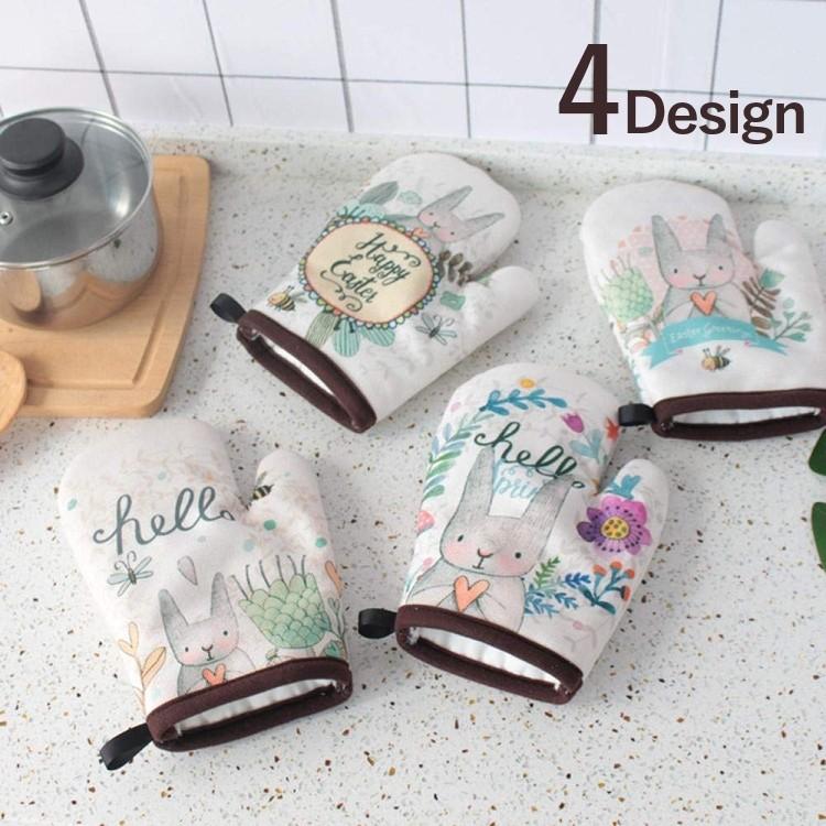 鍋つかみ ミトン グローブ 片手 キッチンミトン キッチン用品 台所用品 おしゃれ680円 ウサギ アニマル 通常便なら送料無料 日用雑貨 かわいい 動物