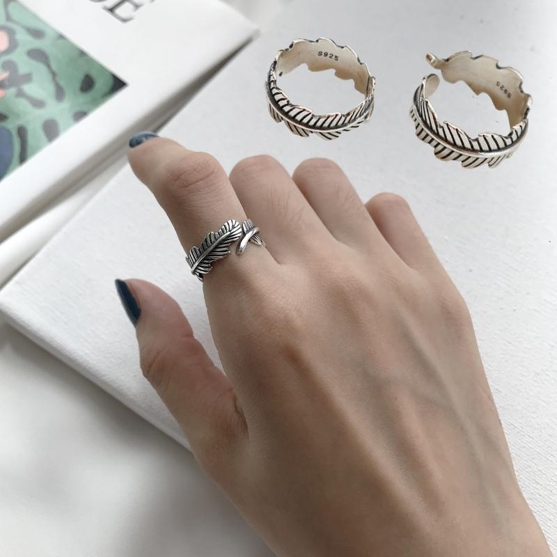 指輪 リング オープンリング シルバー925 アクセサリー レディース 女性 メンズ 男性 ファッション小物 羽 おしゃれ ギフト プレゼント プラスナオ Paypayモール店 通販 Paypayモール